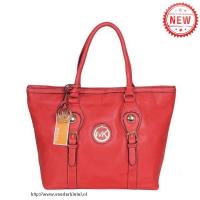 michael kors logo signature groot rood bakken Tassen Vintage citok404